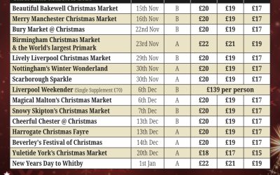 Christmas Market Day Trips 2025